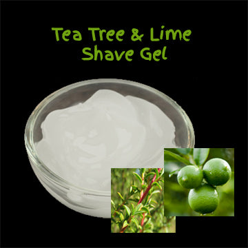 Premium Shaving Gel Tea Tree & Lime 4oz