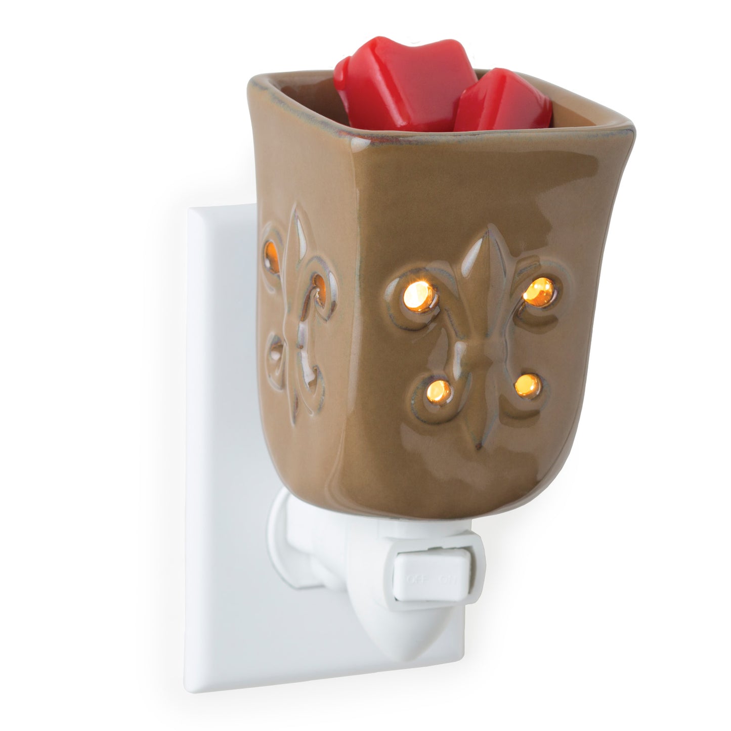 Pluggable Fragrance Warmer Toffee Fleur de Lis
