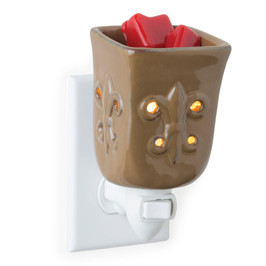 Pluggable Fragrance Warmer Toffee Fleur de Lis