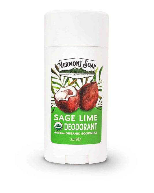 Deodorant - Organic Sage Lime